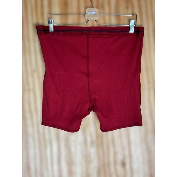 Skims Womens Plus Size 2X Boyfriend Boxer Shorts Red Lounge Sleepwear Comfort - Picture 5 of 8